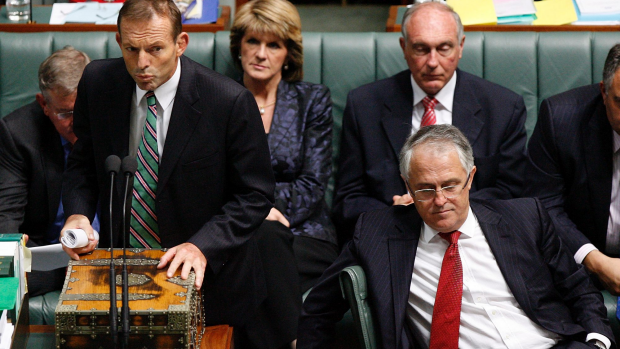 Article image for Tony Abbott’s leadership under mounting pressure from Malcolm Turnbull and Julie Bishop