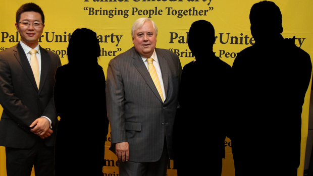 Article image for Clive Palmer says Glen Lazurus was a washed up athlete before he gave him a chance in politics