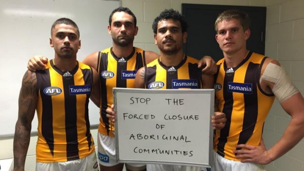 Article image for Indigenous AFL players speak out against closure of remote Aboriginal communities