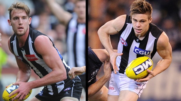 Article image for Collingwood pair blame dodgy steak for positive drug test.