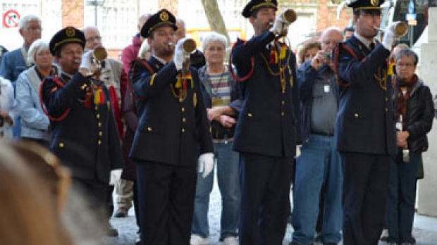 Article image for Video: Menin Gate buglers