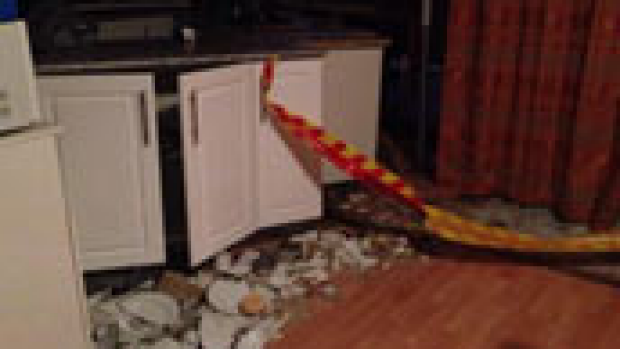 Article image for 72yr old escapes kitchen crash