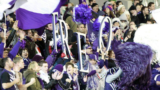 Article image for Old colours banned from Dockers cheer squad