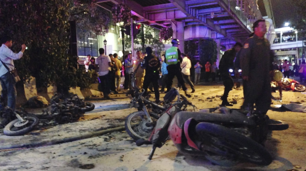 Article image for Bangkok paramedic first on blast scene