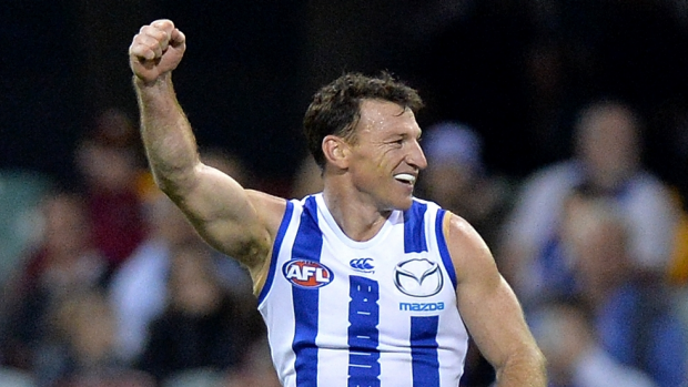 Article image for North Melbourne come from behind to beat Fremantle 14.10.94 to 12.11.83