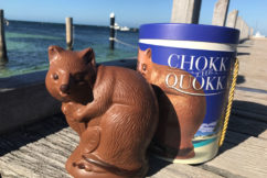 A chocolatier and a quokka at Easter
