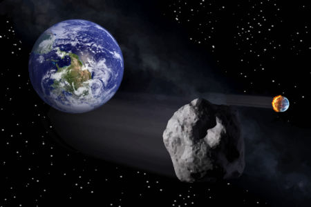 Asteroid narrowly misses Earth
