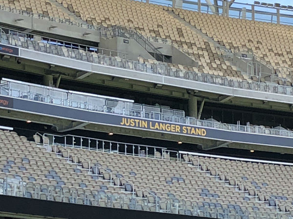 Justin Langer honoured with stand