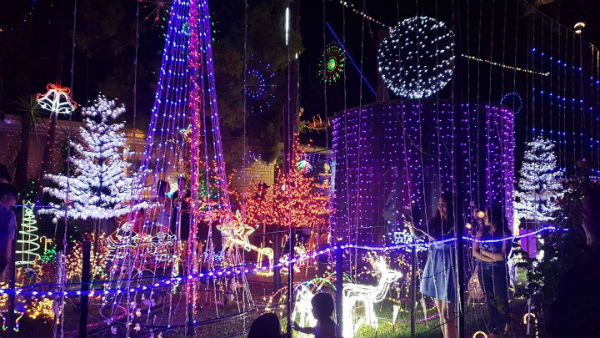 Christmas lights hit a road block