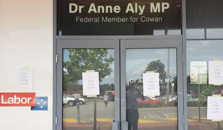 Anne Aly targeted in ‘It’s okay to be white’ campaign
