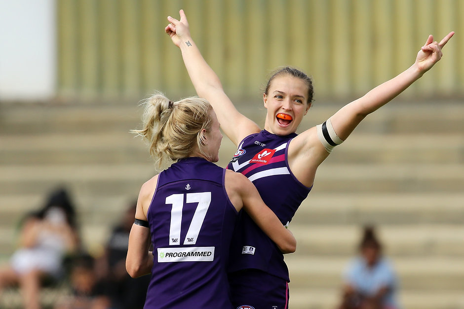 Docker Delight! Fremantle win first game of AFLW 2019