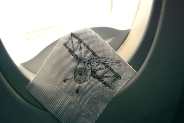 Controversy over an Airline Napkin