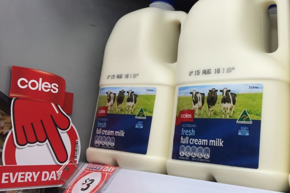 Coles caught out: Supermarket failed to pass on 10c milk levy to dairy farmers