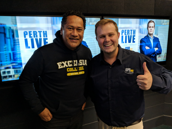 Jay Laga’aia In The Studio With Perth LIVE