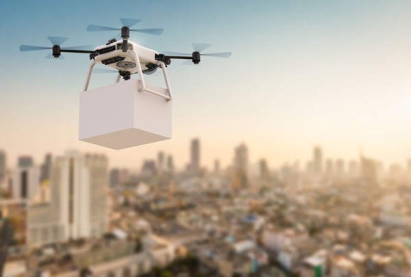 Delivery drones take flight