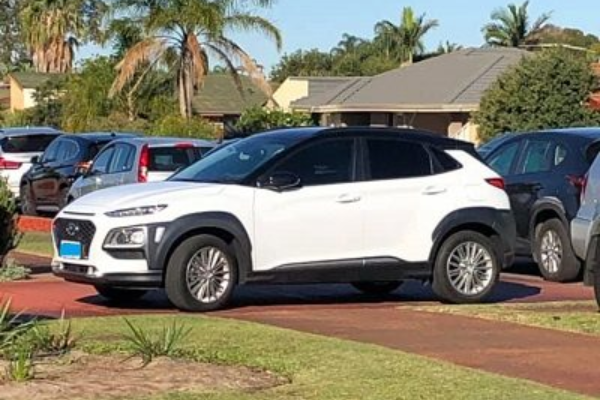 Shaming drivers who park across footpaths