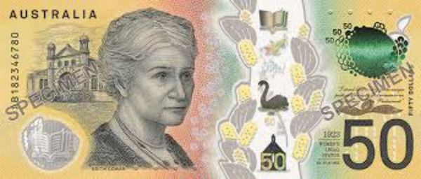 Spelling mistake on new $50 note