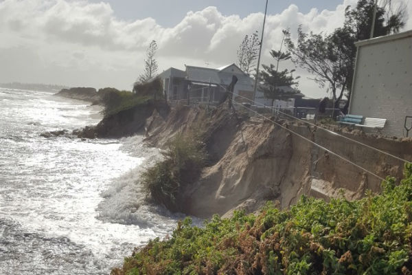 Fears for Port Beach buildings after severe erosion