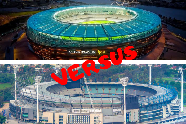 Perth LIVE and 3AW go head-to-head over Optus Stadium