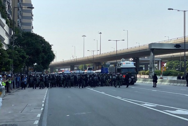 Hong Kong protests intensify