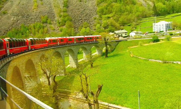 Join Grumpy on the railways of Switzerland