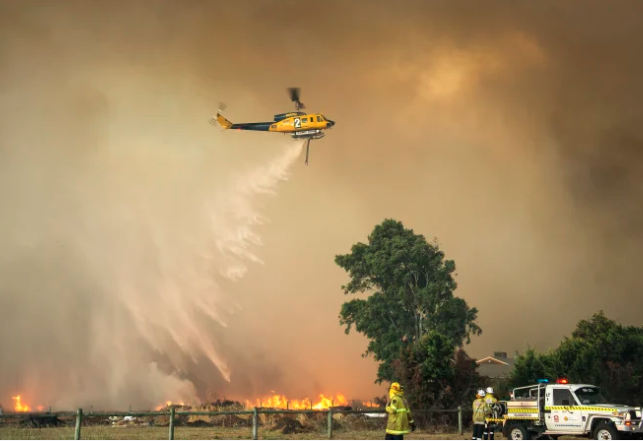 Which WA suburbs are most at risk of bushfires