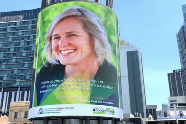 The faces of the good guys on display at Yagan Square