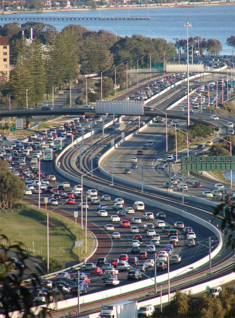 Is Perth traffic Gridlocked for the year?