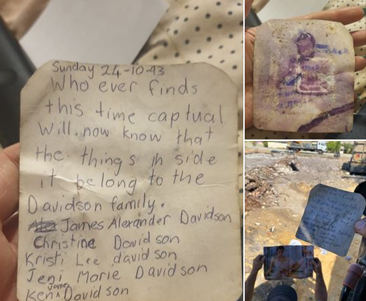 Time capsule found in Cloverdale