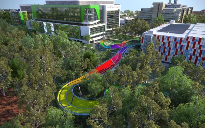 Could Perth’s newest bridge be used to save sick children?