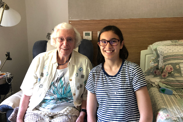Perth teen inspires virtual closeness for aged-care residents