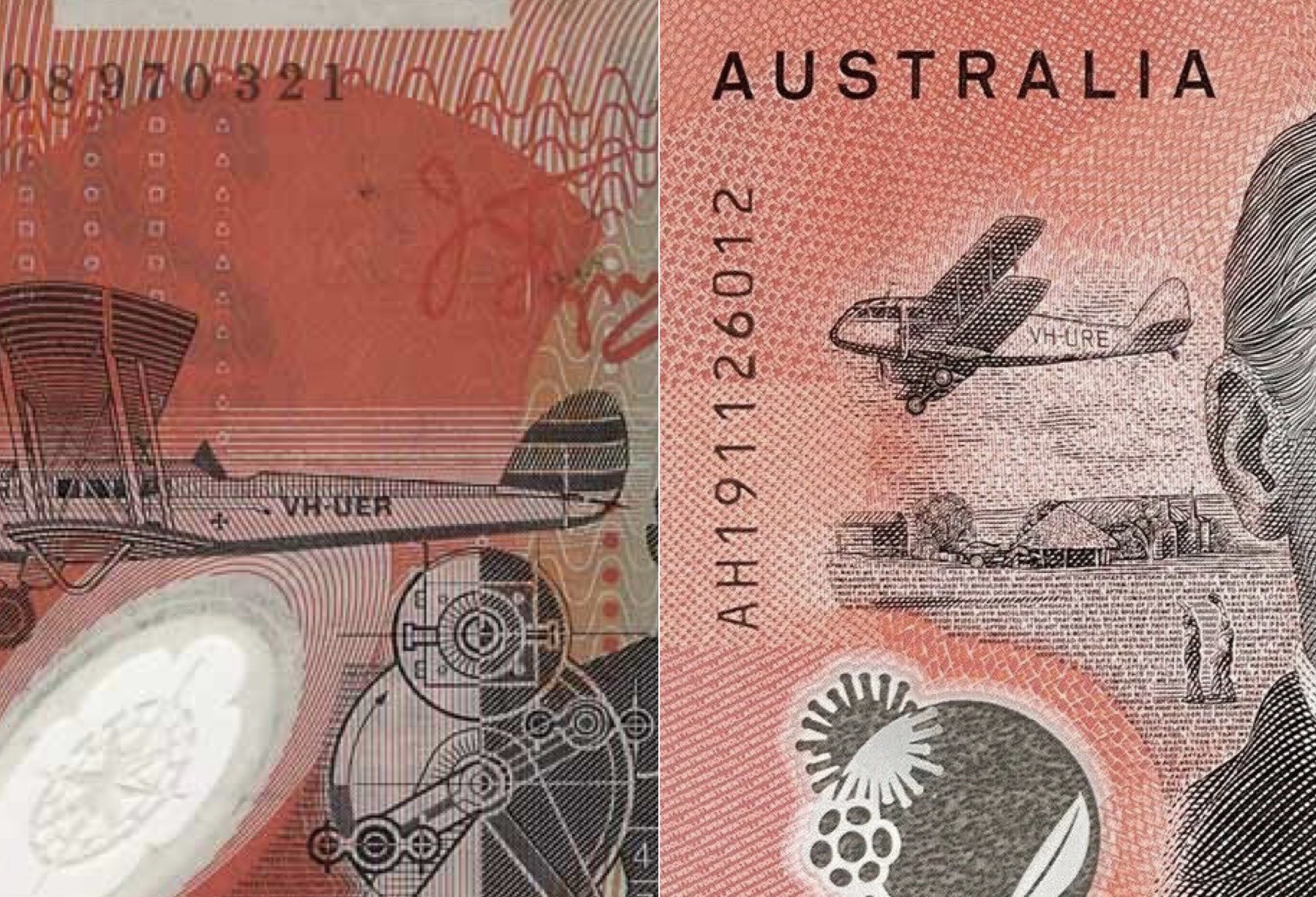 Why is the plane different on the new $20 note
