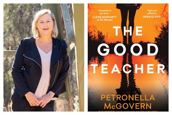 Petronella McGovern and her new book, The Good Teacher