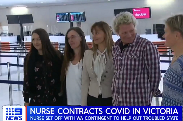 Nurses union wants WA nurses who volunteered in Victoria brought home