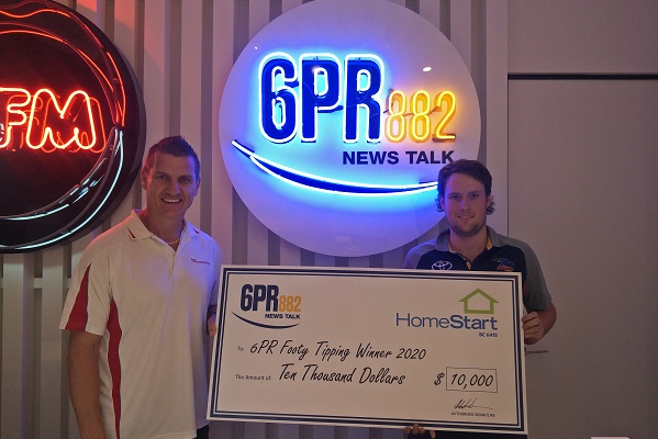 6PR’s HomeStart Footy Tipping Winner Ross Ewing!