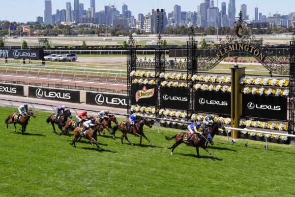 Twilight Payment wins the Melbourne Cup