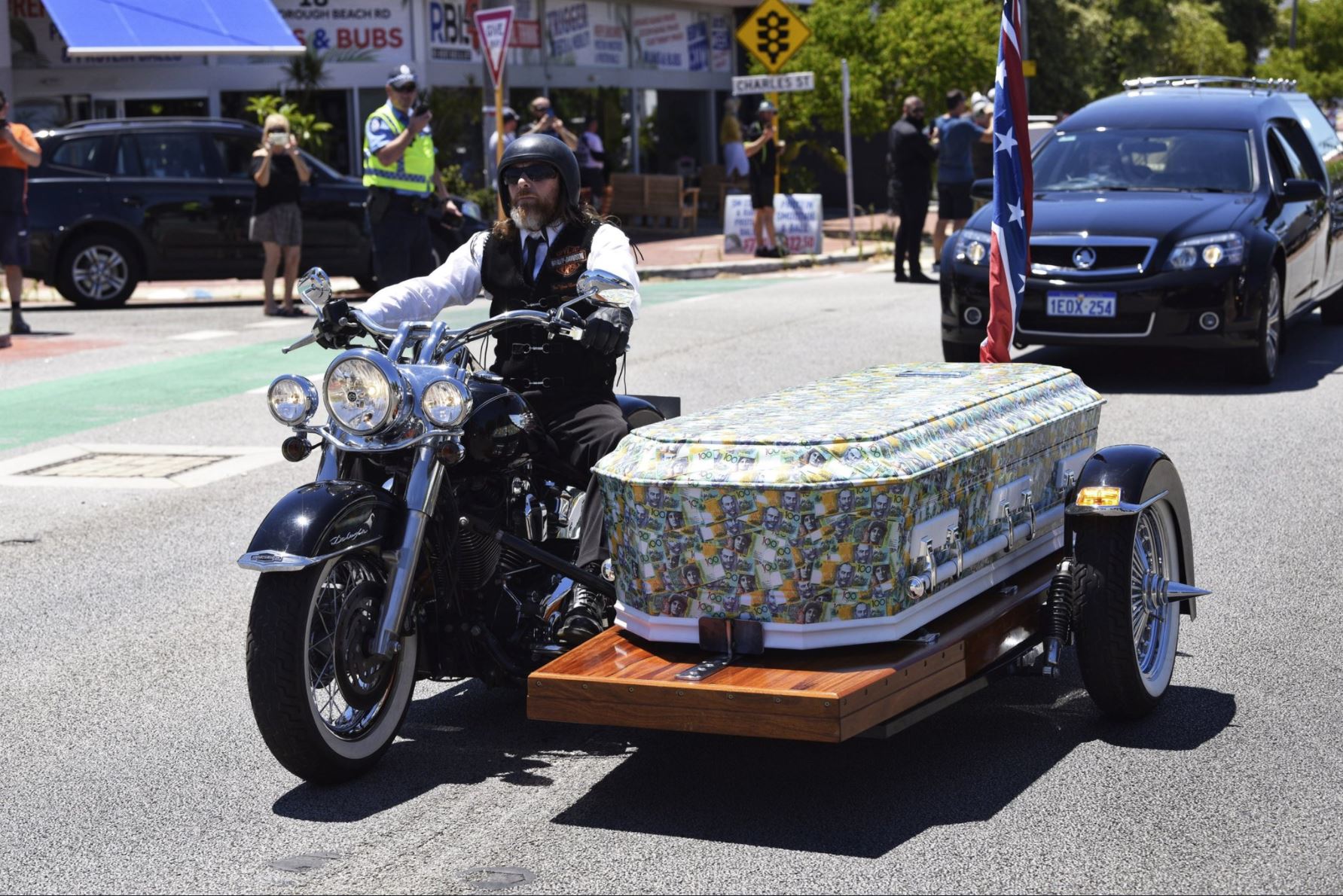 Article image for How to watch the funeral of slain Rebels bikie boss Nick Martin