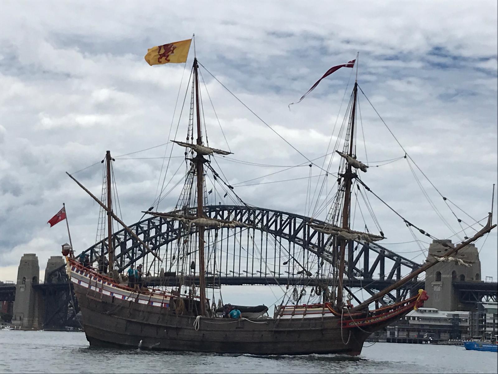 Article image for Duyfken replica arrives in Sydney Harbour