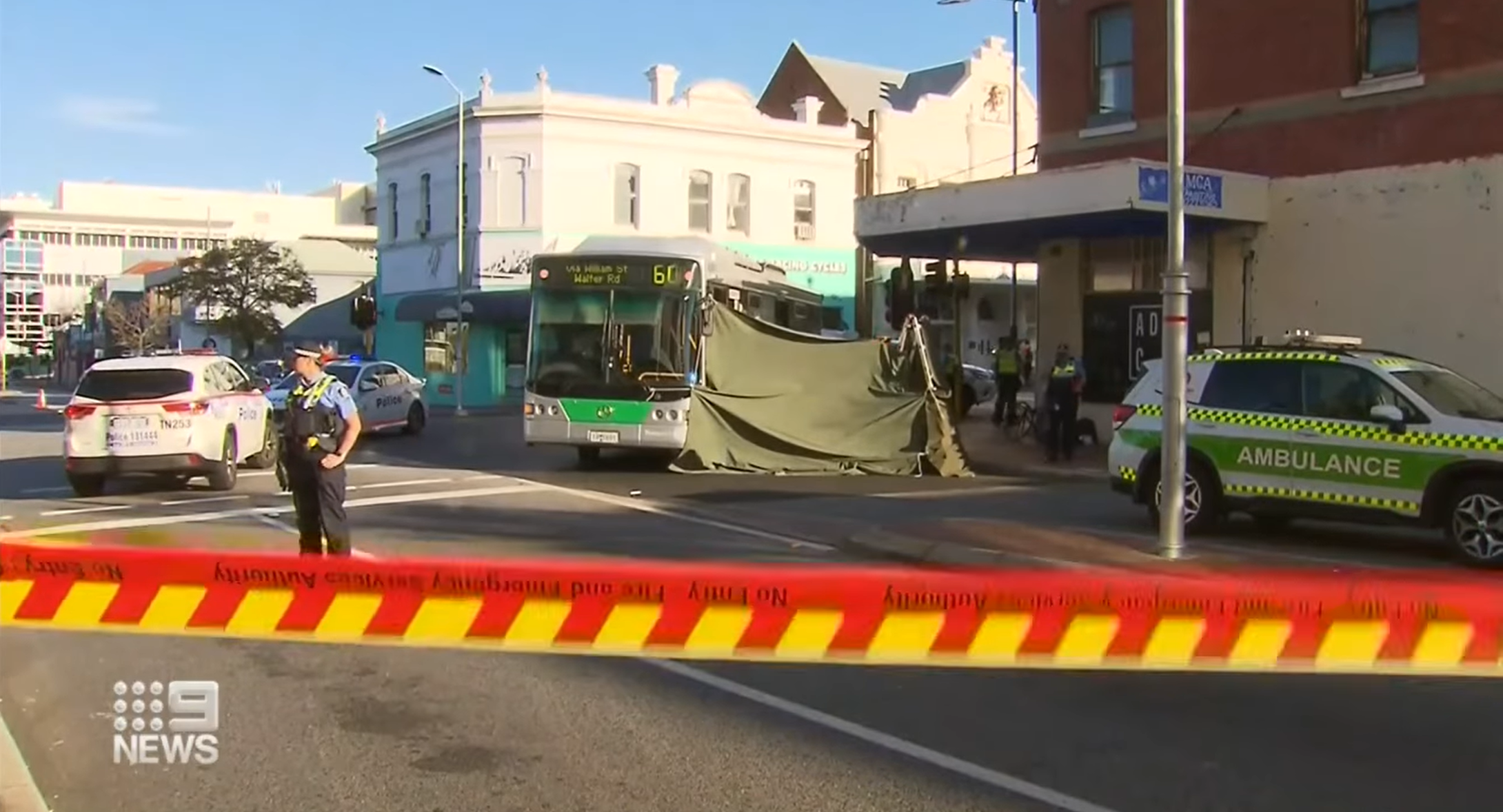 Article image for Bus driver charged over fatal crash in Northbridge