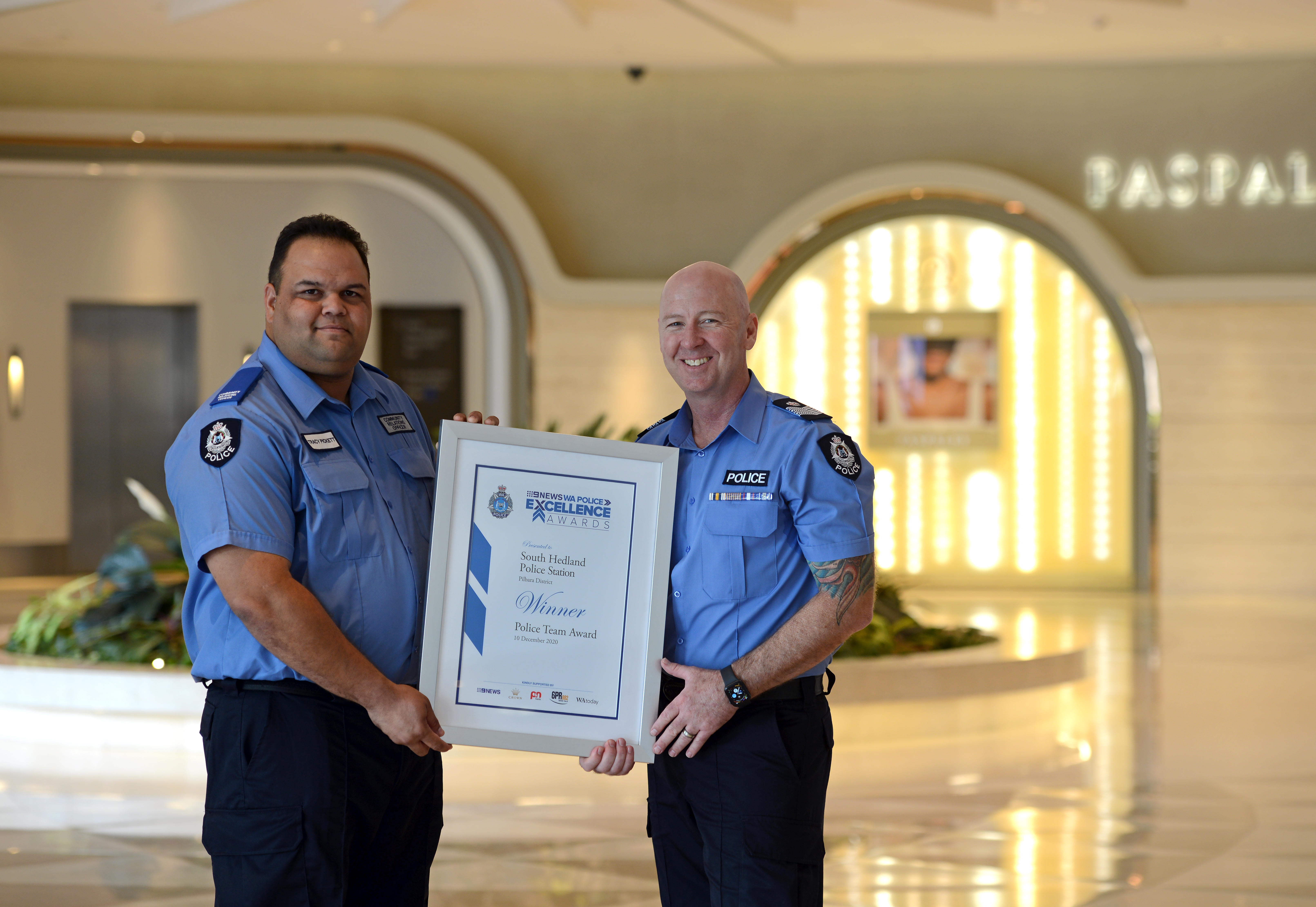 Article image for South Hedland Police recognised for their bravery