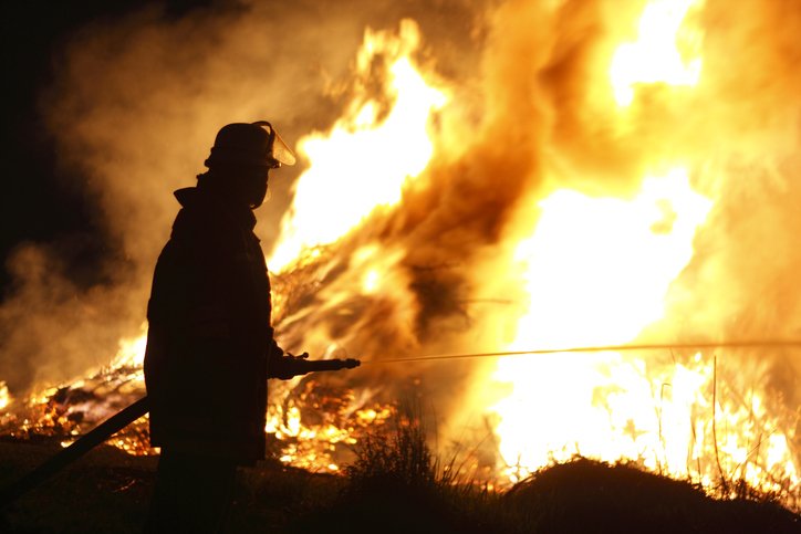 Article image for Firefighters battle multiple blazes across the state