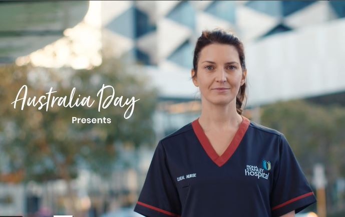 Article image for Perth nurse features in national Australia Day campaign