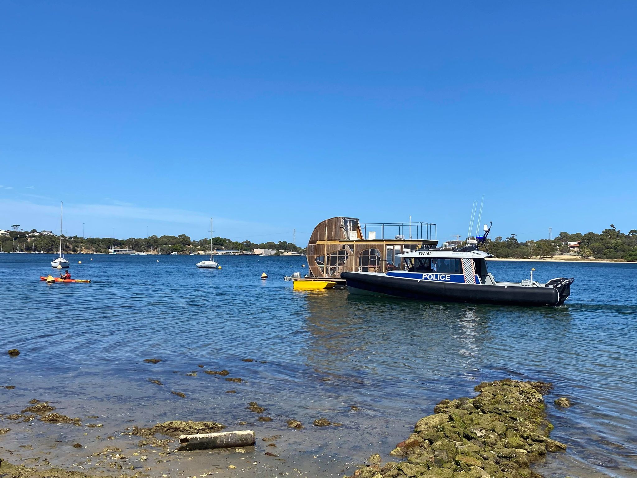 Article image for Man attacked by shark in Swan River