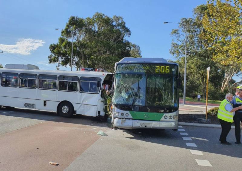 Article image for Bus driver injured after school bus crash in southern suburbs