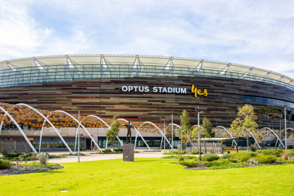 Article image for Optus Stadium CEO Mike McKenna talks after crowds are shut out of Derby 52