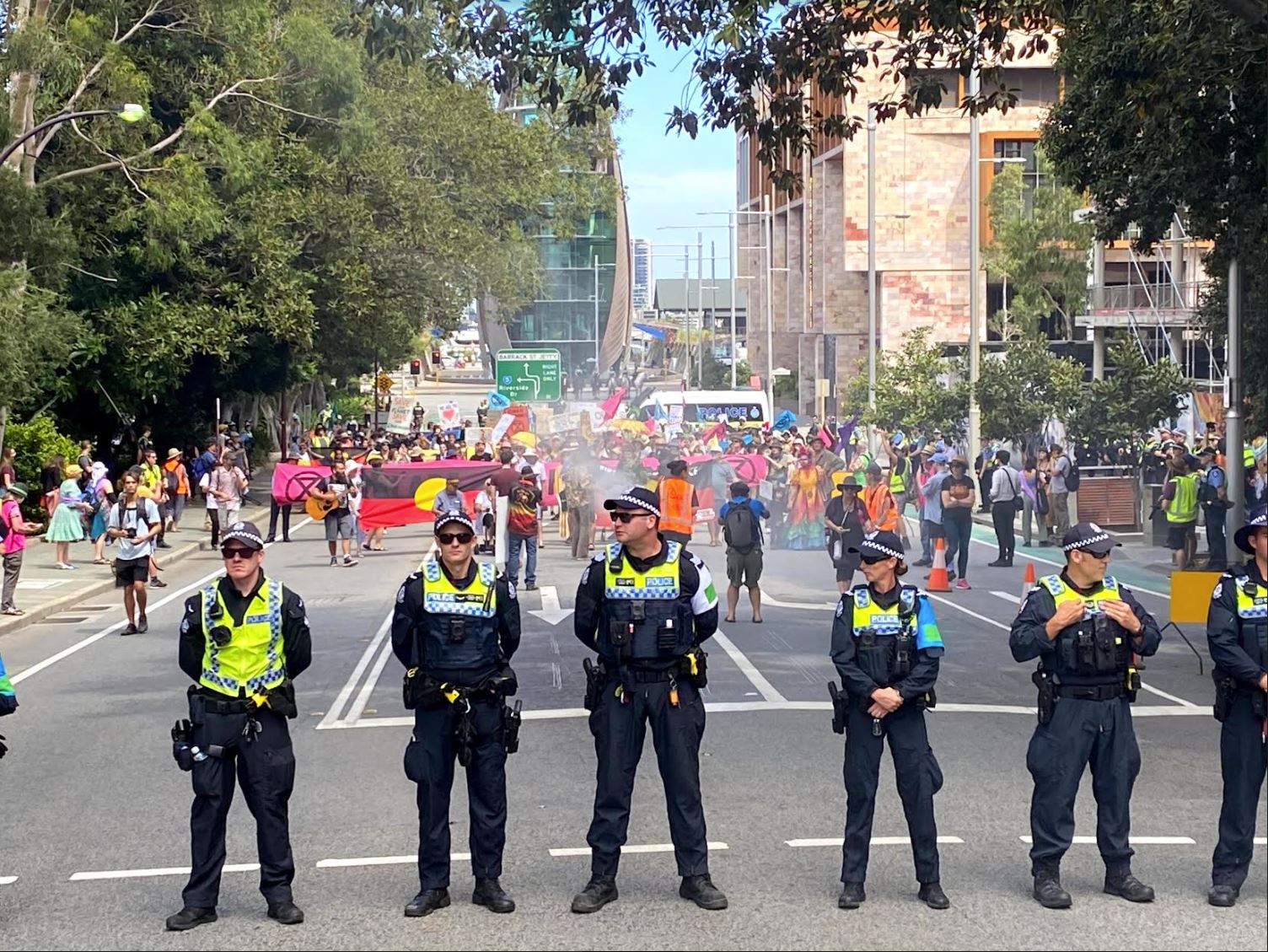 Article image for Extinction Rebellion protestors lie ‘dead’ in Perth streets causing traffic chaos