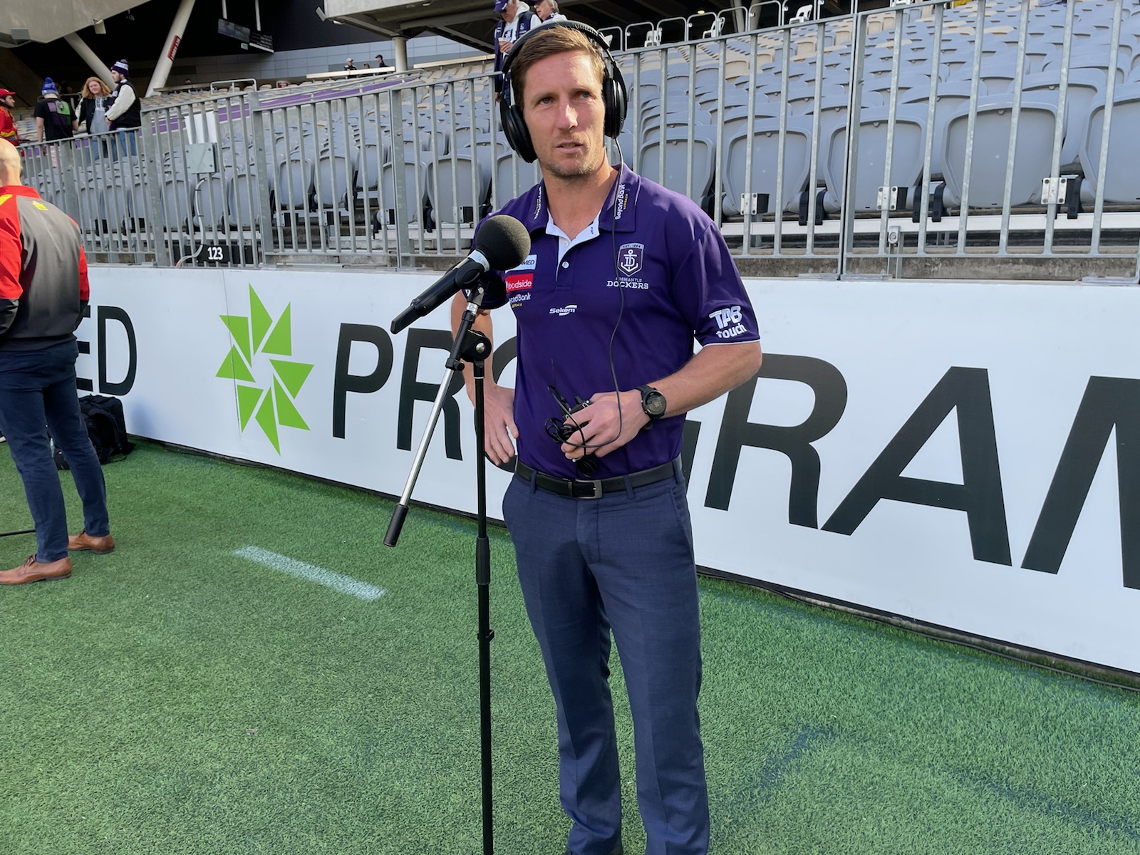 Fremantle v Gold Coast: Assistant Coach Matthew Boyd