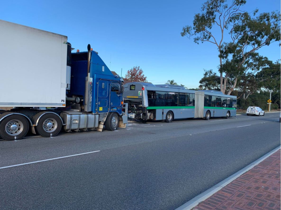 Article image for School children involved in bus crash in Perth’s south