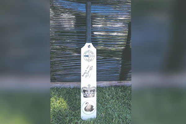 Article image for Police investigate after Dennis Lillee cricket bat ‘disappears’ from charity match