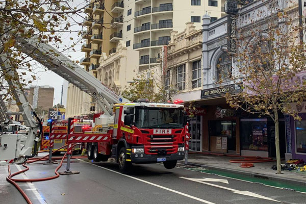 Article image for Person rushed to hospital after Perth adult store blaze